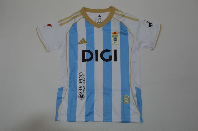 Kids Real Oviedo 25/26 Third Soccer Jersey And Shorts