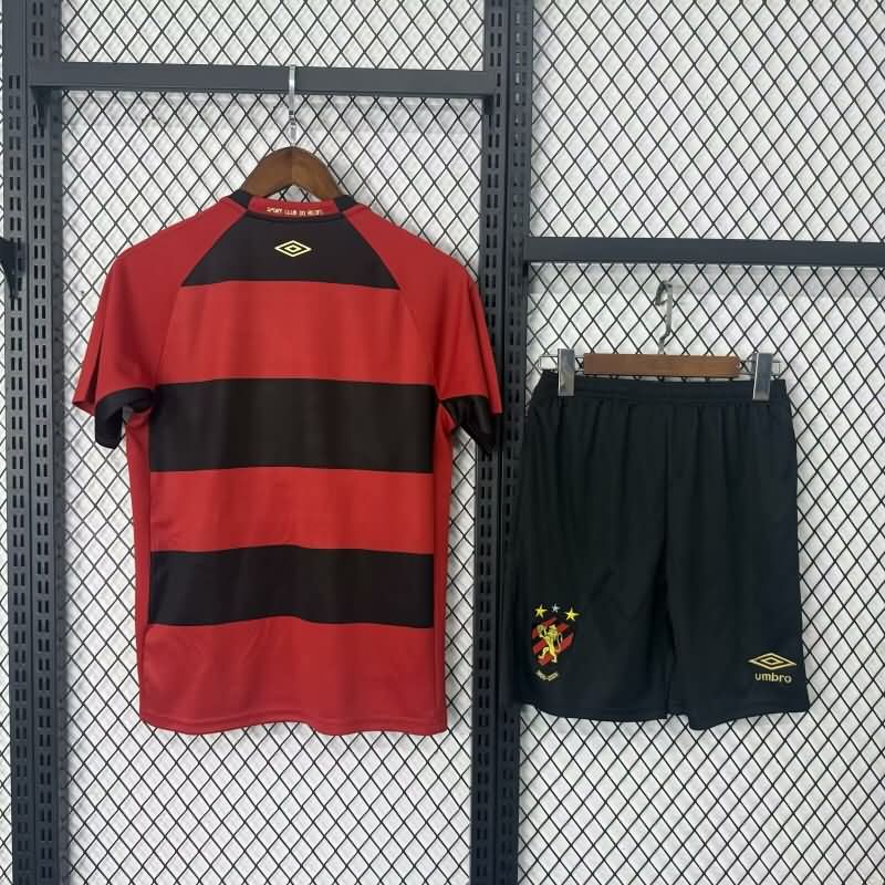 Kids Recife 2025 Home Soccer Jersey And Shorts