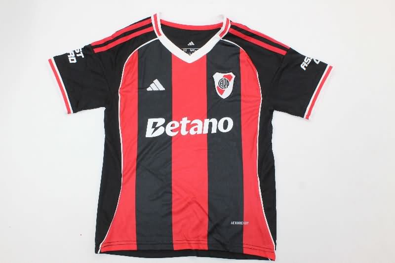 Kids River Plate 25/26 Away Soccer Jersey And Shorts
