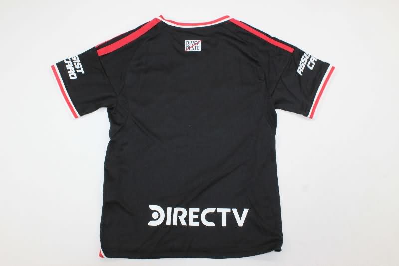 Kids River Plate 25/26 Away Soccer Jersey And Shorts