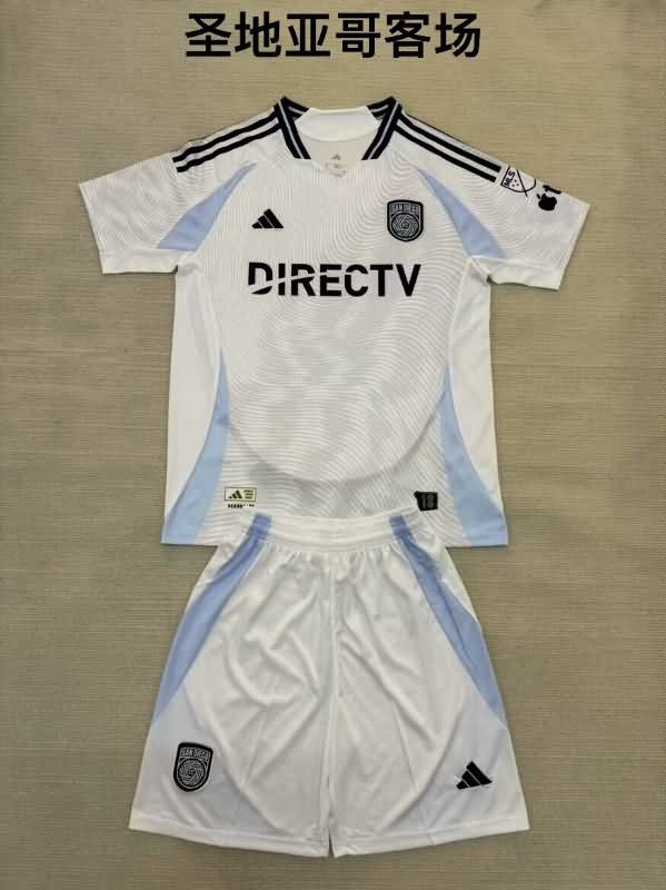 Kids San Diego 2025 Away Soccer Jersey And Shorts