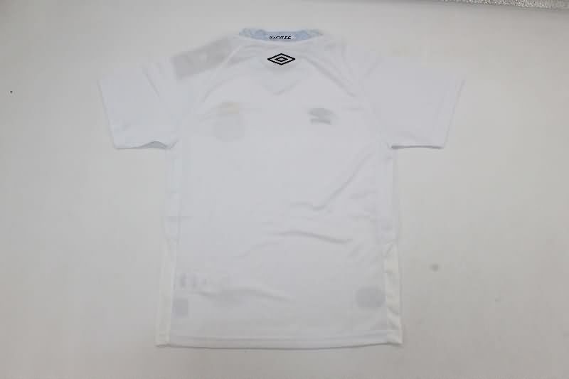 Kids Santos 2025 Home Soccer Jersey And Shorts