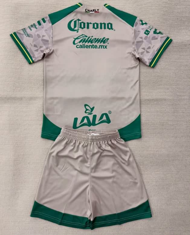 Kids Santos Laguna 25/26 Away Soccer Jersey And Shorts