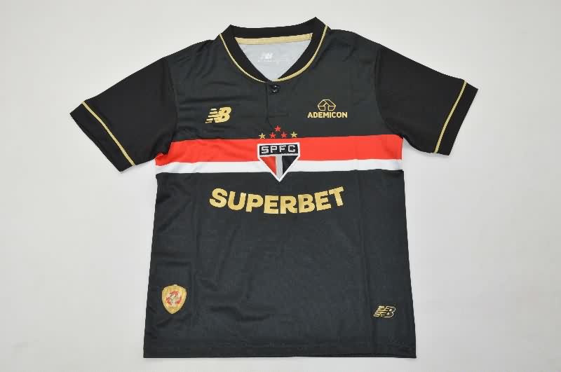 Kids Sao Paulo 2025 Third Soccer Jersey And Shorts