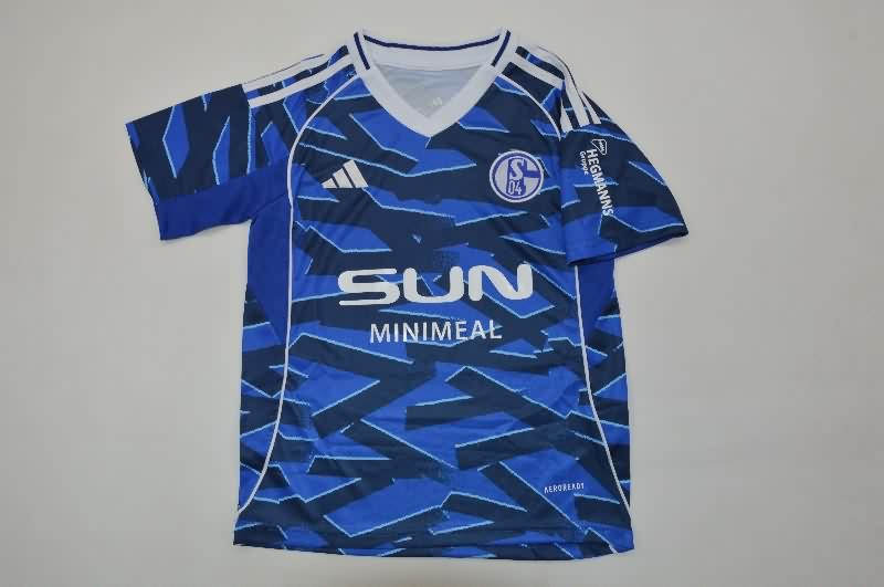 Kids Schalke 04 25/26 Home Soccer Jersey And Shorts
