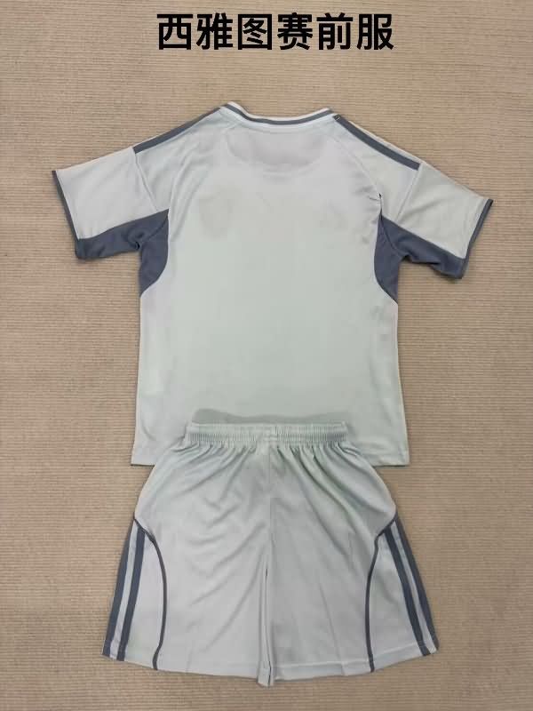 Kids Seattle Sounders 2025 Training Soccer Jersey And Shorts