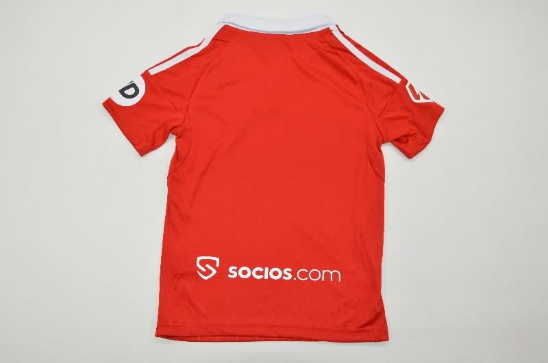 Kids Sevilla 25/26 Away Soccer Jersey And Shorts