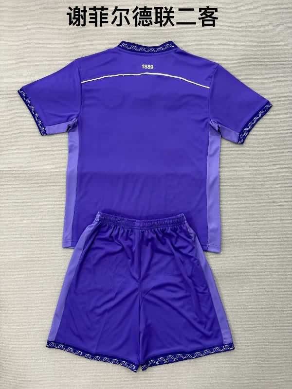 Kids Sheffield United 25/26 Third Soccer Jersey And Shorts