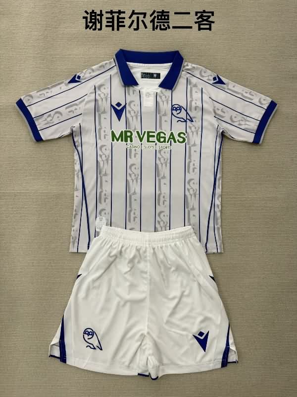 Kids Sheffield Wednesday 25/26 Third Soccer Jersey And Shorts
