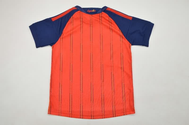 Kids Spain 2026 World Cup Home Soccer Jersey And Shorts (Player)