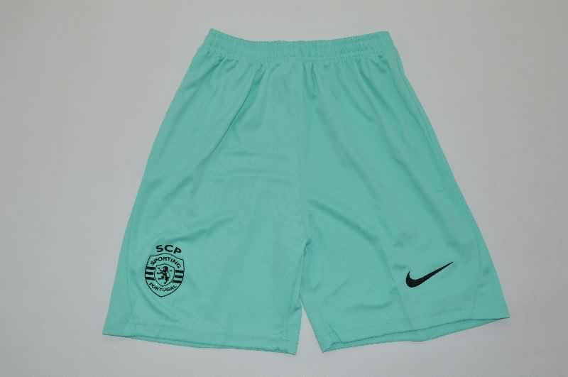 Kids Sporting Lisbon 25/26 Third Soccer Jersey And Shorts