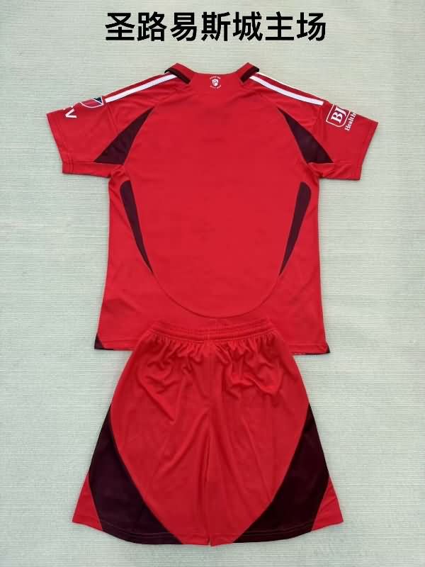 Kids St. Louis City Sc 2025 Home Soccer Jersey And Shorts