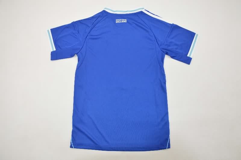 Kids Strasbourg 25/26 Home Soccer Jersey And Shorts