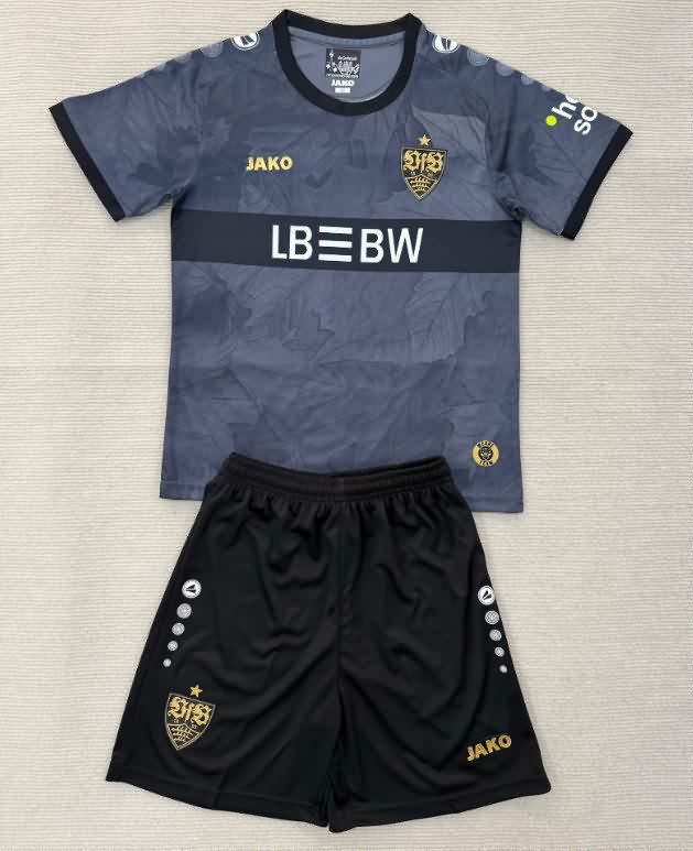 Kids Stuttgart 25/26 Third Soccer Jersey And Shorts
