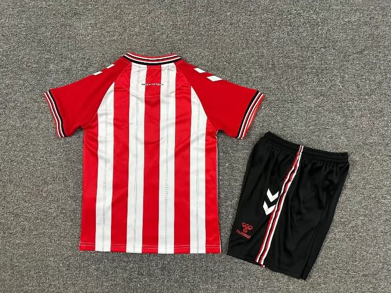 Kids Sunderland 25/26 Home Soccer Jersey And Shorts