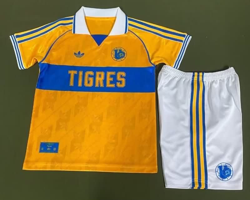 Kids Tigres UANL 25/26 65th Anniversary Soccer Jersey And Shorts
