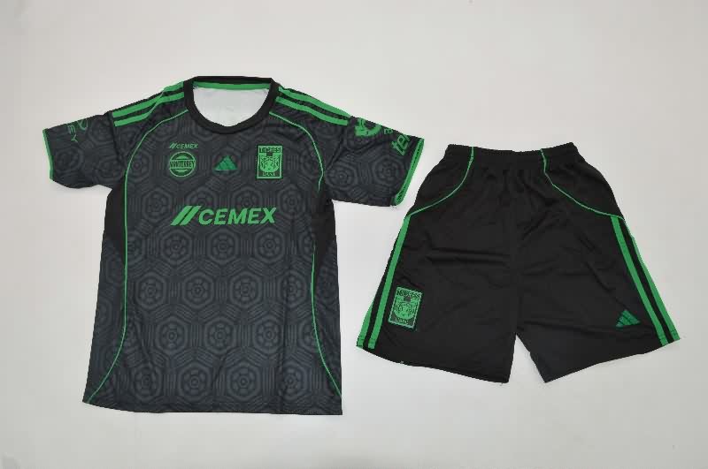 Kids Tigres UANL 25/26 Third Soccer Jersey And Shorts