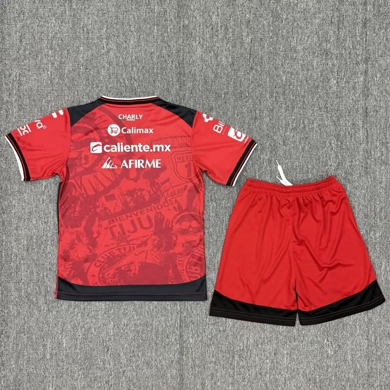 Kids Tijuana 25/26 Home Soccer Jersey And Shorts