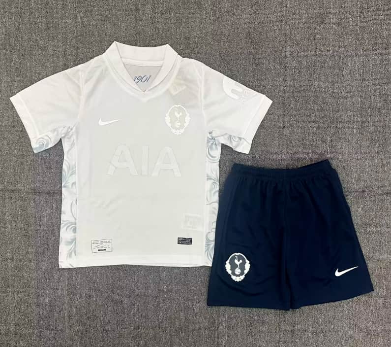 Kids Tottenham Hotspur 25/26 125th Anniversary Soccer Jersey And Shorts Kids Tottenham Hotspur 25/26 125th Anniversary Soccer Jersey And Shorts