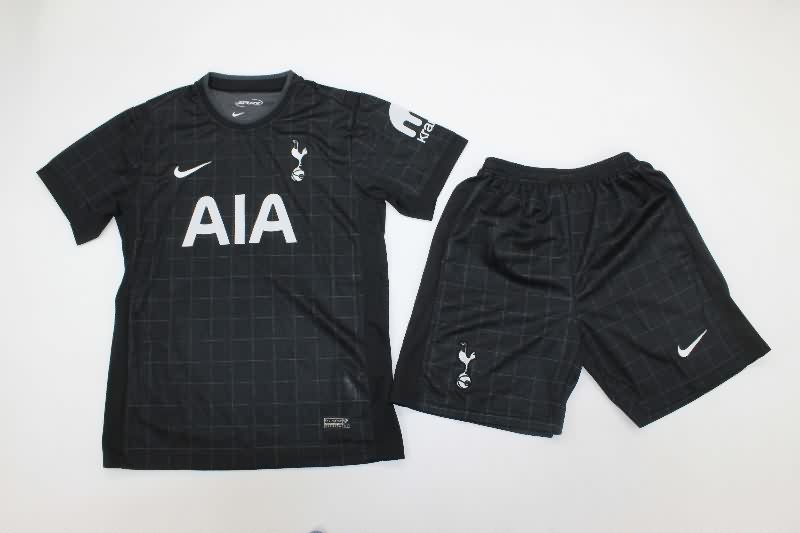 Kids Tottenham Hotspur 25/26 Away Soccer Jersey And Shorts