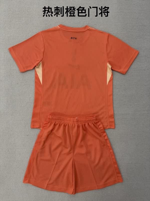 Kids Tottenham Hotspur 25/26 Orange Soccer Jersey And Shorts