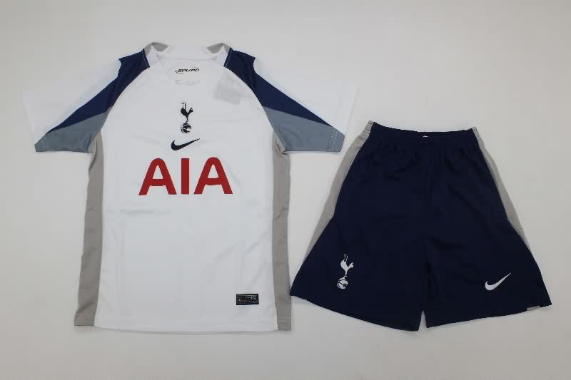 Kids Tottenham Hotspur 25/26 Home Soccer Jersey And Shorts