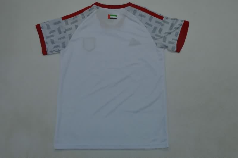 Kids UAE 2026 Home Soccer Jersey And Shorts