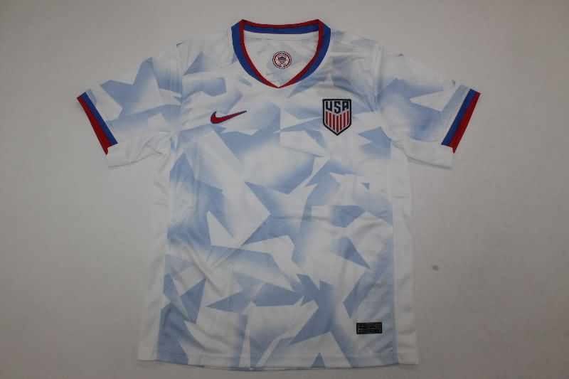 Kids USA 2025 Home Soccer Jersey And Shorts
