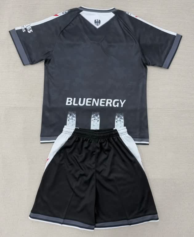 Kids Udinese 25/26 Home Soccer Jersey And Shorts