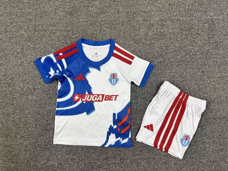 Kids Universidad Chile 2026 Away Soccer Jersey And Shorts
