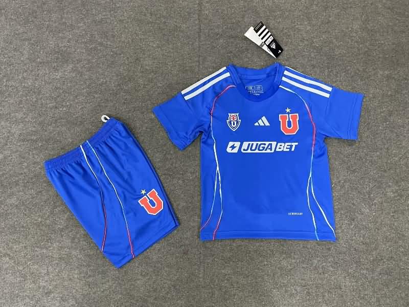 Kids Universidad Chile Soccer Jersey Home Replica 2025