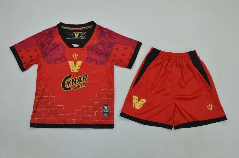 Kids Venezia 25/26 Fourth Soccer Jersey And Shorts