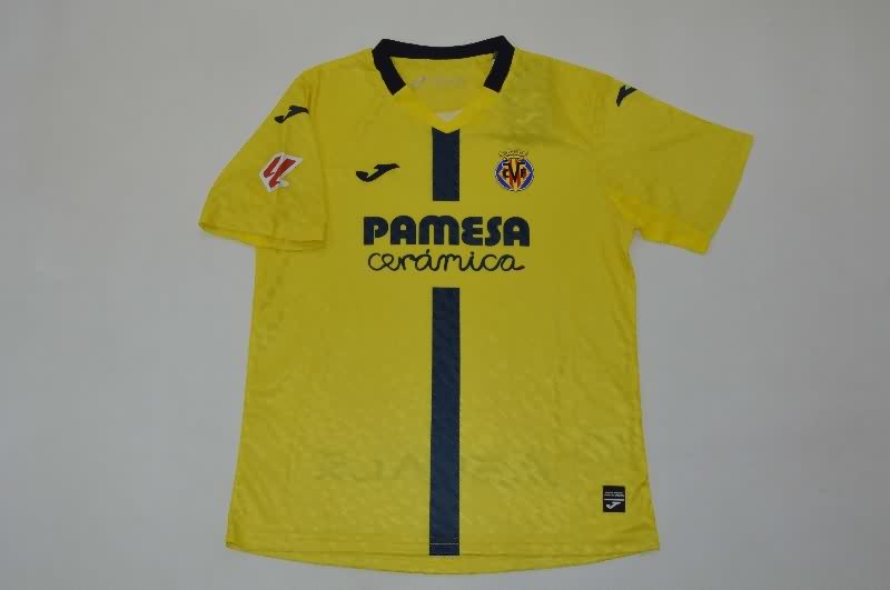 Kids Villarreal 25/26 Home Soccer Jersey And Shorts