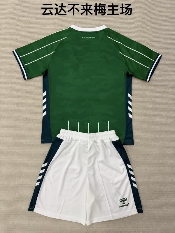 Kids Werder Bremen 25/26 Home Soccer Jersey And Shorts