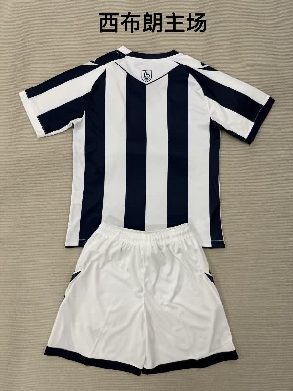 Kids West Bromwich 25/26 Home Soccer Jersey And Shorts
