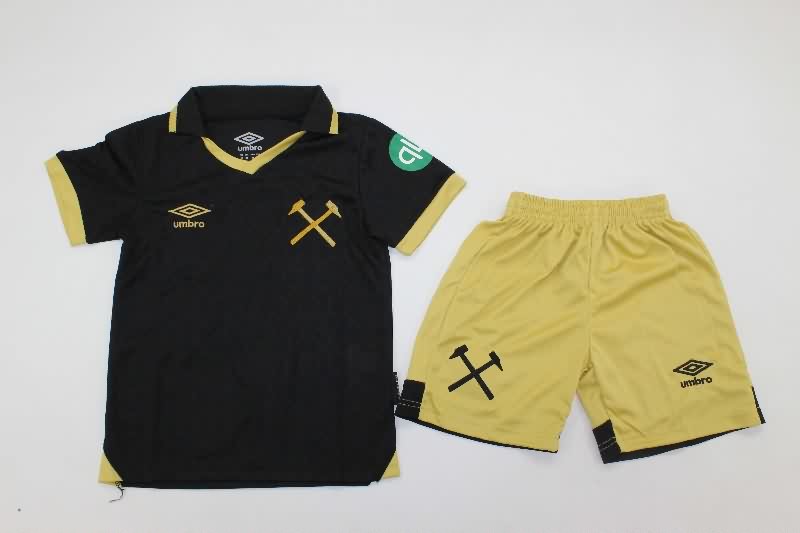 Kids West Ham 25/26 Third Soccer Jersey And Shorts