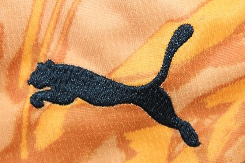 AAA Quality AC Milan 25/26 Goalkeeper Orange Soccer Shorts