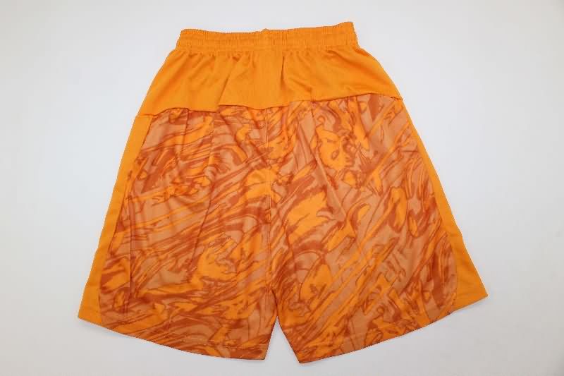AAA Quality AC Milan 25/26 Goalkeeper Orange Soccer Shorts