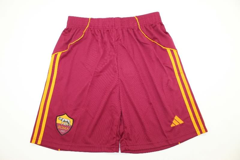 AAA Quality AS Roma 25/26 Home Soccer Shorts