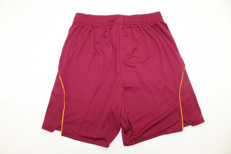 AAA Quality AS Roma 25/26 Home Soccer Shorts (Player)