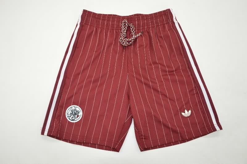 AAA Quality Ajax 25/26 Red Soccer Shorts AAA Quality Ajax 25/26 Red Soccer Shorts