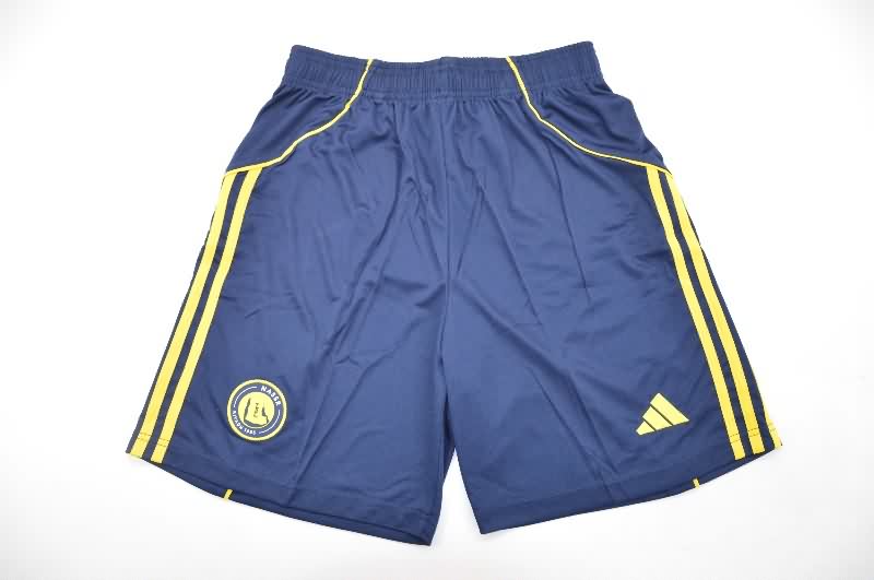 AAA Quality Al Nassr FC 25/26 Home Soccer Shorts AAA Quality Al Nassr FC 25/26 Home Soccer Shorts