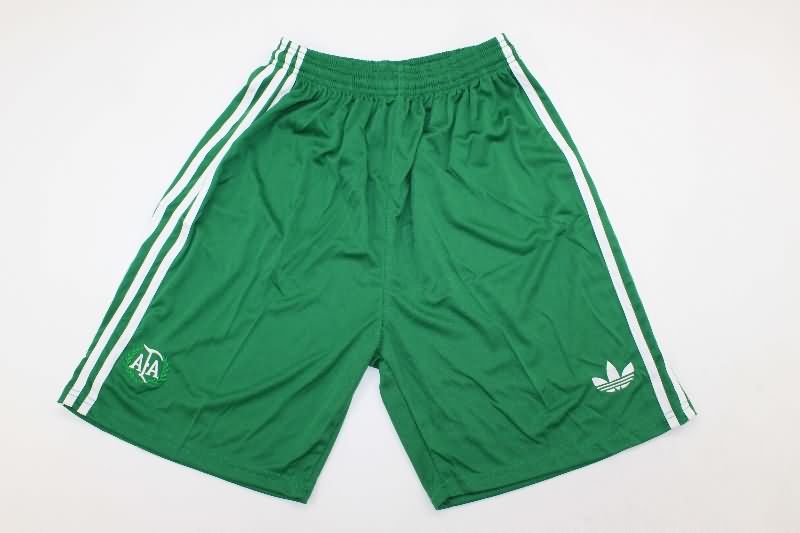AAA Quality Argentina 2025 Goalkeeper Green Soccer Shorts