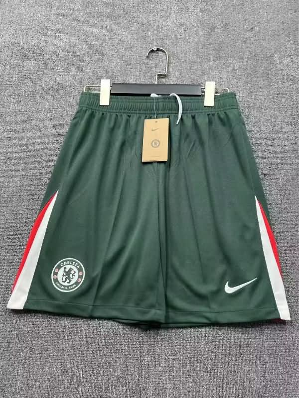 AAA Quality Chelsea 25/26 Green Soccer Shorts