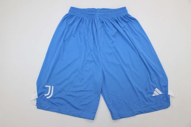 AAA Quality Juventus 25/26 Goalkeeper Blue Soccer Shorts