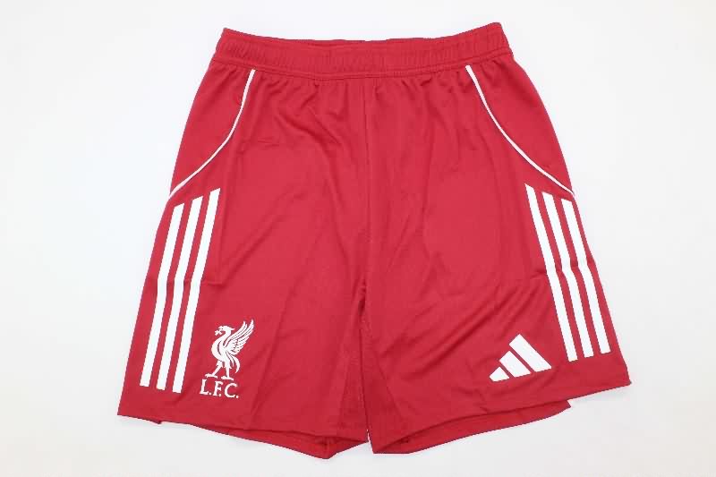 AAA Quality Liverpool 25/26 Home Soccer Shorts (Player)