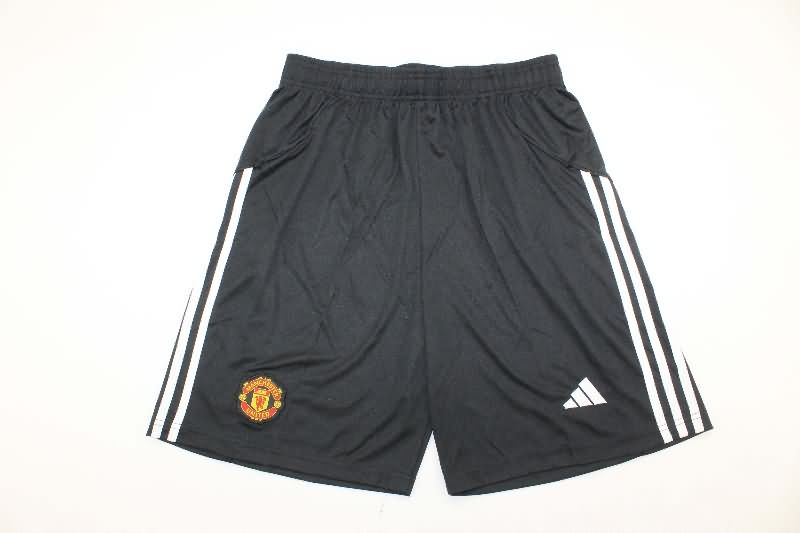 AAA Quality Manchester United 2025/26 Black Soccer Shorts