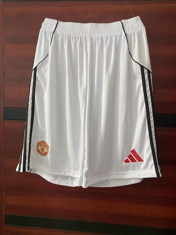 AAA Quality Manchester United 2025/26 Home Soccer Shorts