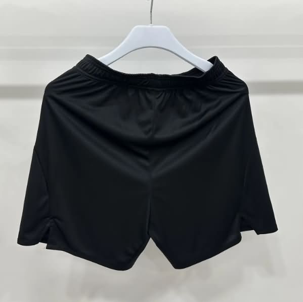 AAA Quality Manchester United 25/26 Home Black Soccer Shorts (Player)