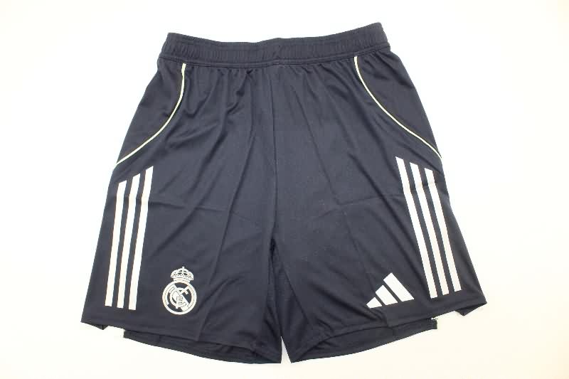 AAA Quality Real Madrid 2025/26 Away Soccer Shorts (Player)